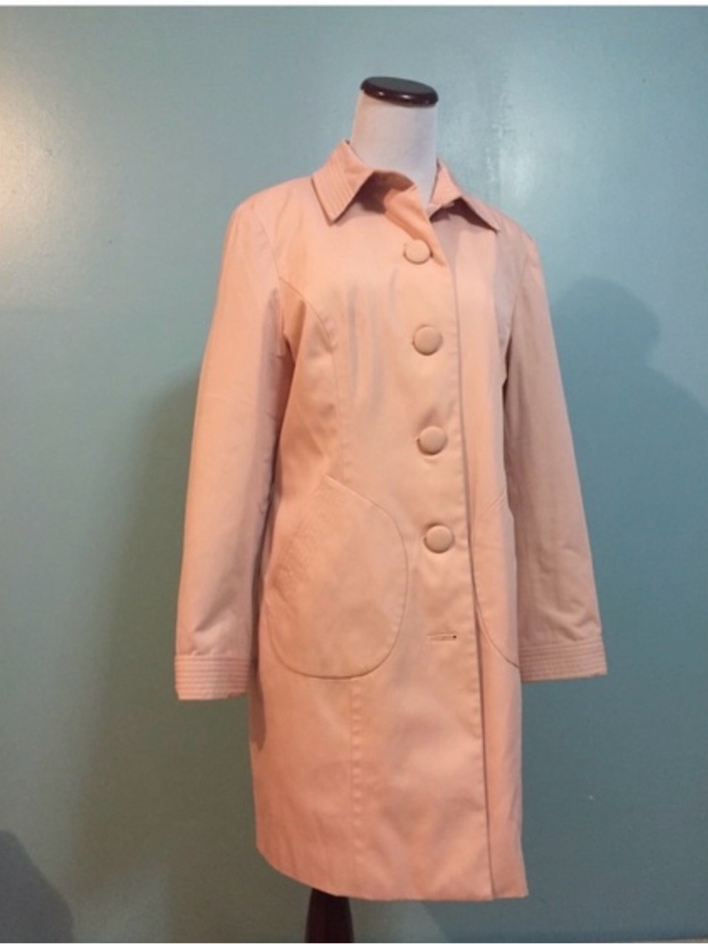 Women’s INC Light Pink Button-Front Coat